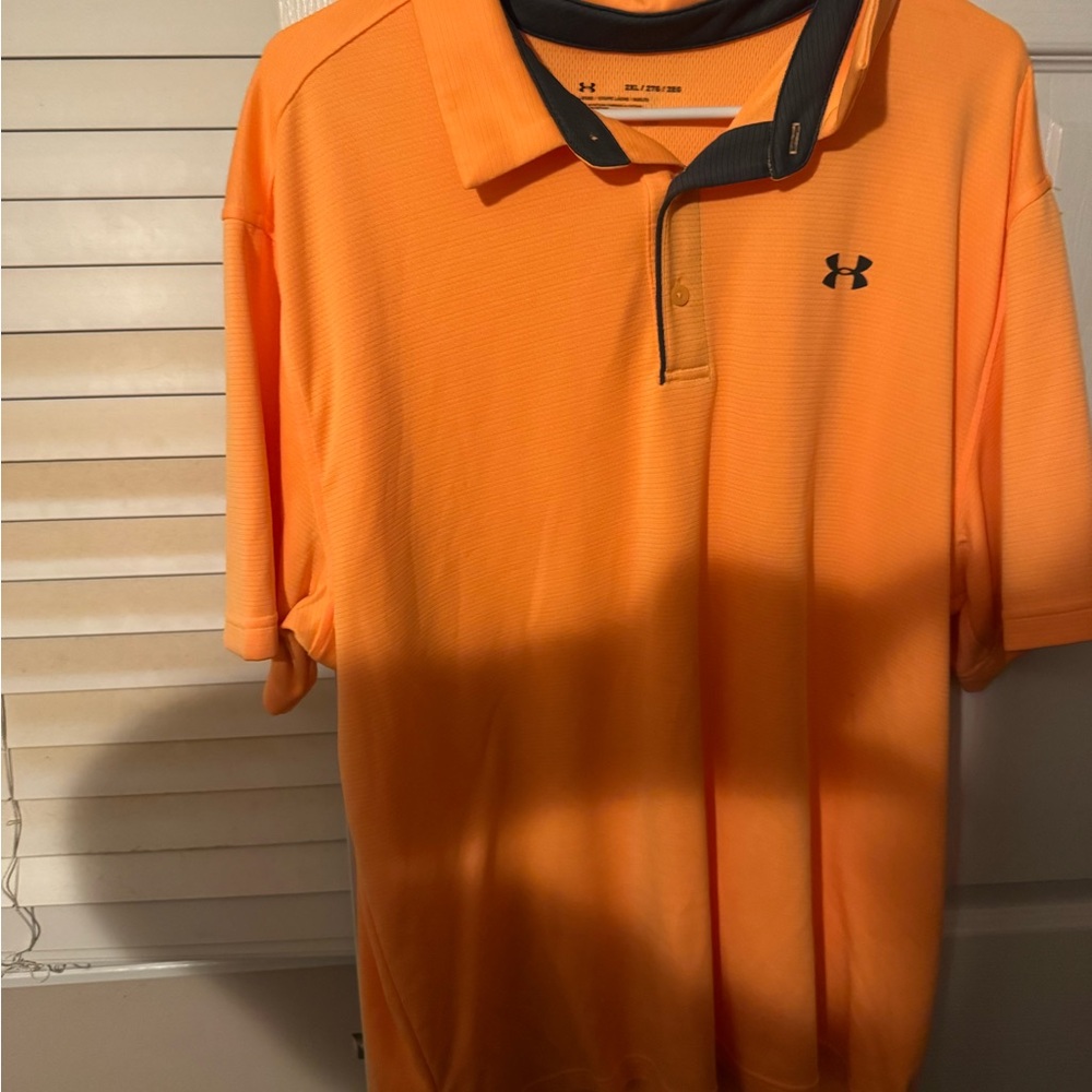Under Armour Men's Vibrant Orange Polo